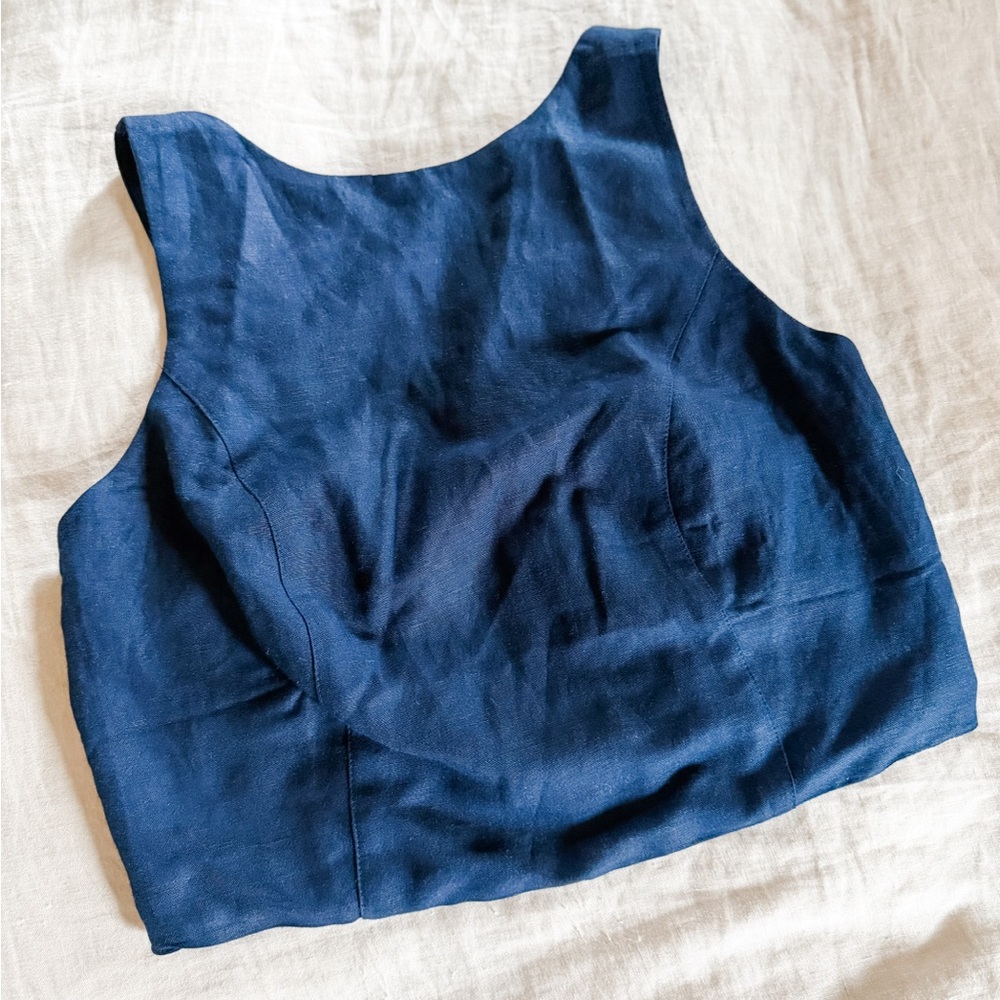 LOFT Blue Women's Top, Size 4